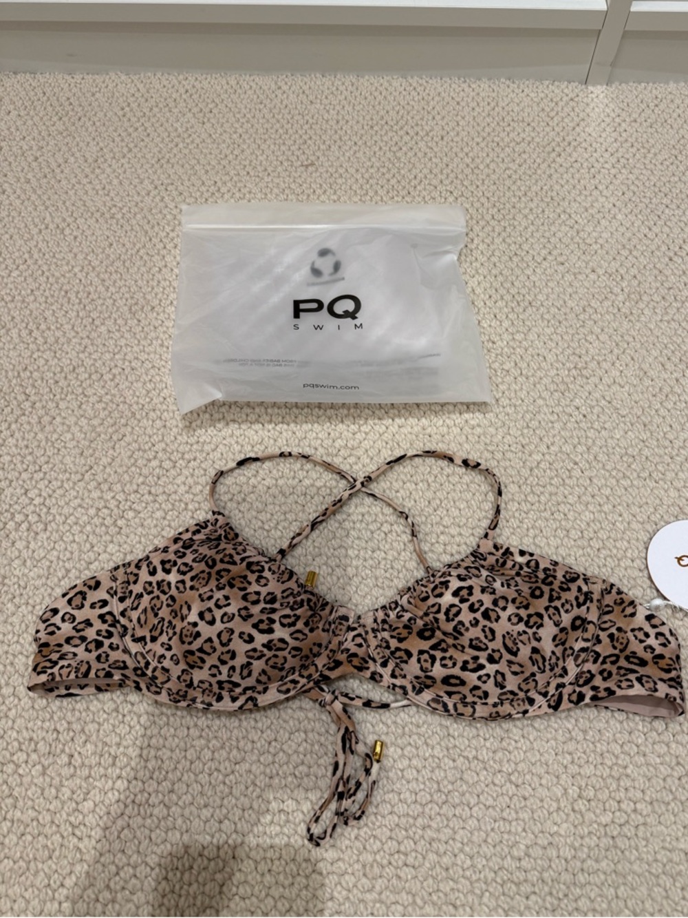 PQ Swim bikini top NWT